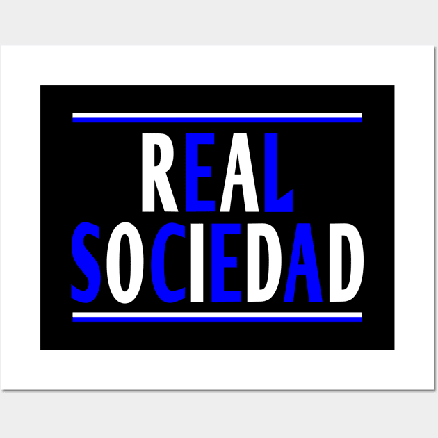 Real Sociedad Classic Wall Art by Medo Creations